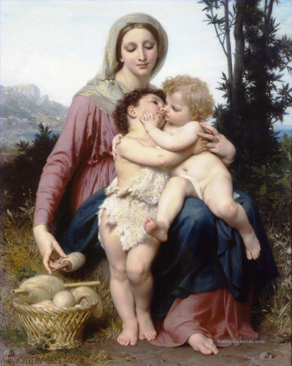 Sainte Famille Realismus William Adolphe Bouguereau Ölgemälde